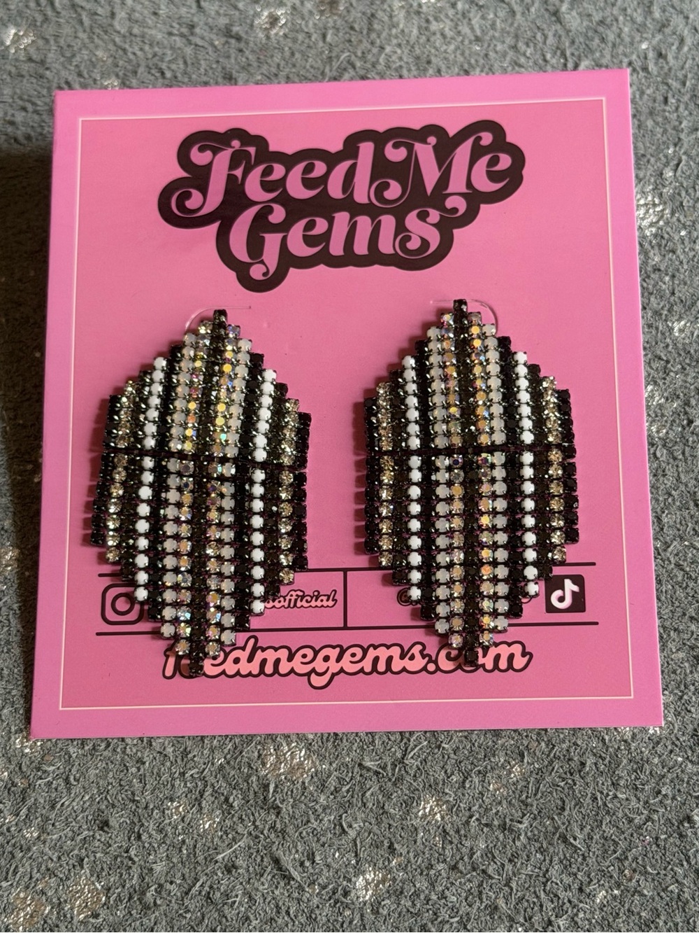 FMG Flapper Diamond Earrings